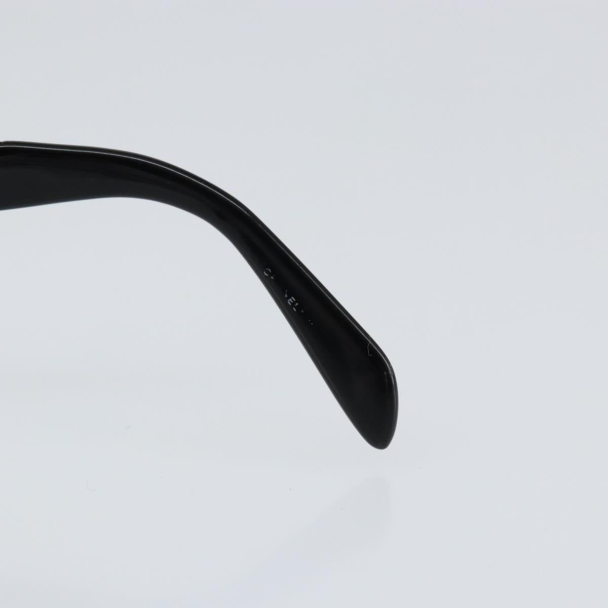 CHANEL Sunglasses Plastic Black 04155 75641 CC Auth 147050