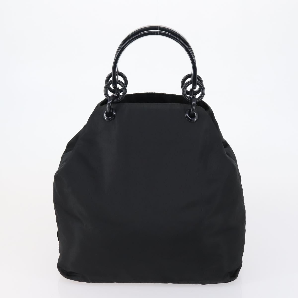 PRADA Tote Bag Nylon 4 Set Black Blue Auth 147053