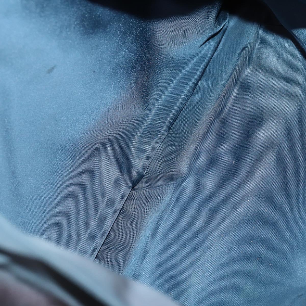 PRADA Tote Bag Nylon 4 Set Black Blue Auth 147053