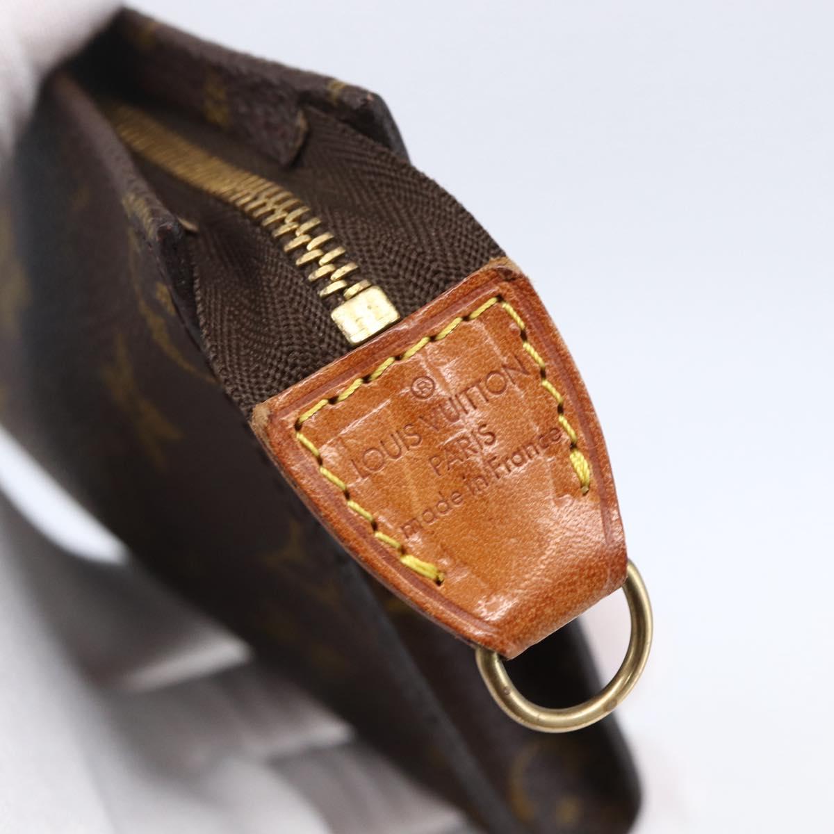 LOUIS VUITTON Monogram Bucket PM Accessory Pouch LV Auth 147059