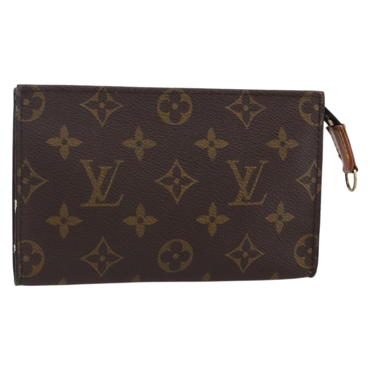 LOUIS VUITTON Monogram Bucket PM Accessory Pouch LV Auth 147059