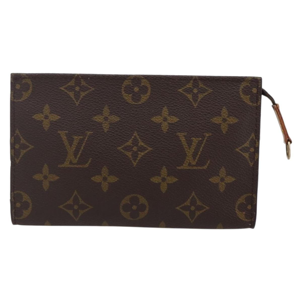 LOUIS VUITTON Monogram Bucket PM Accessory Pouch LV Auth 147059