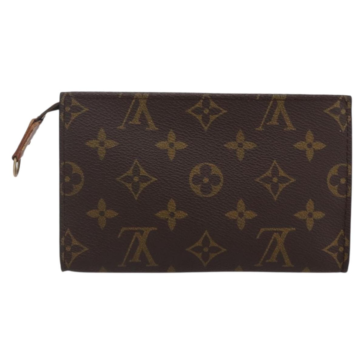 LOUIS VUITTON Monogram Bucket PM Accessory Pouch LV Auth 147059