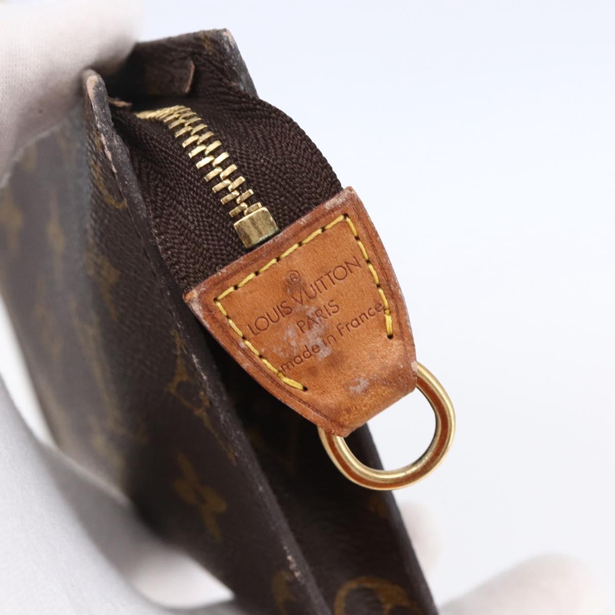 LOUIS VUITTON Monogram Bucket PM Accessory Pouch LV Auth 147060