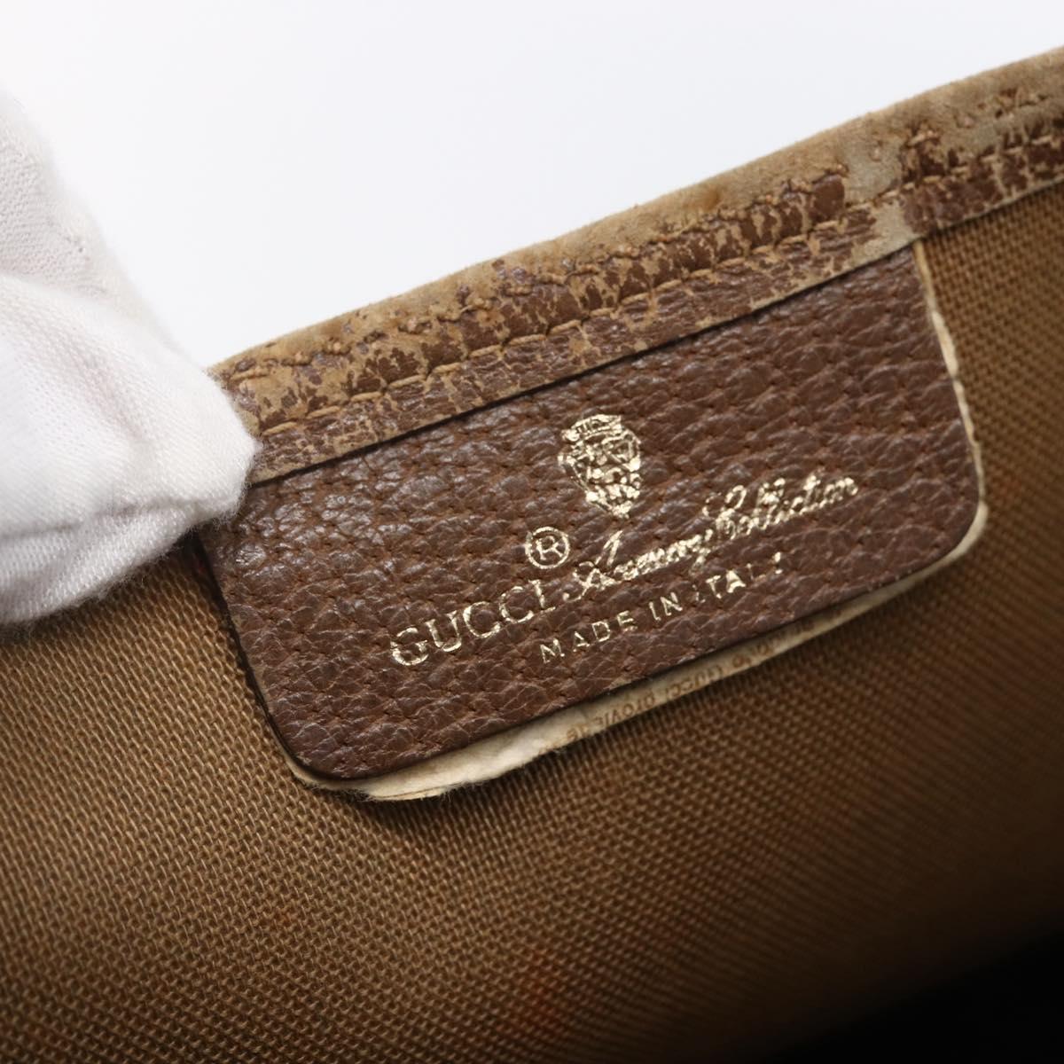 GUCCI GG Supreme Web Sherry Line Tote Bag PVC Beige 39 02 003 Auth 147064