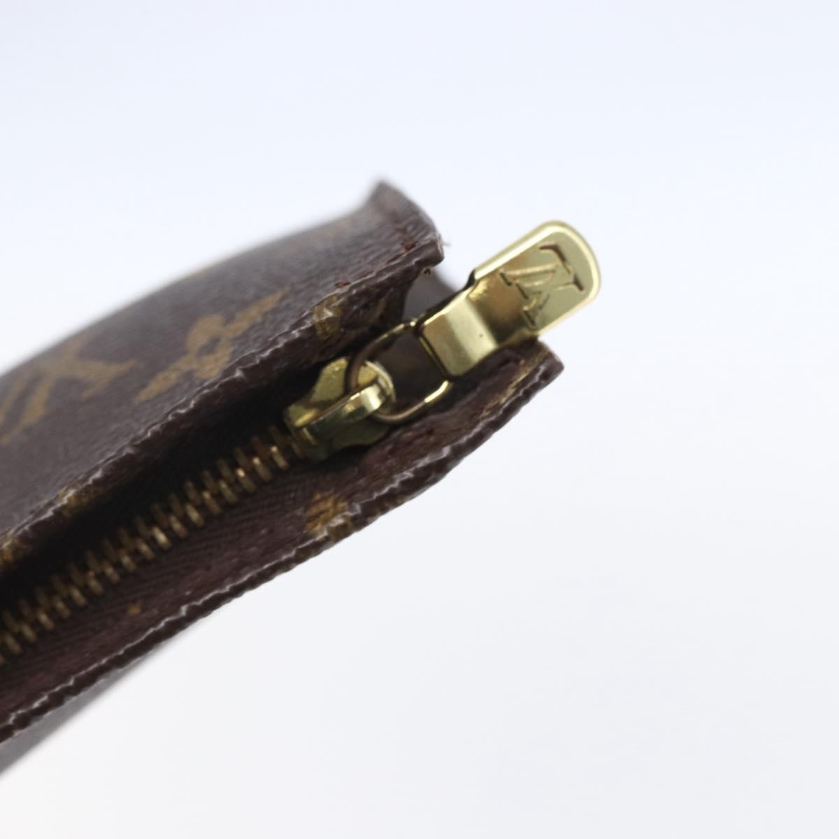 LOUIS VUITTON Monogram Bucket PM Accessory Pouch LV Auth 147070