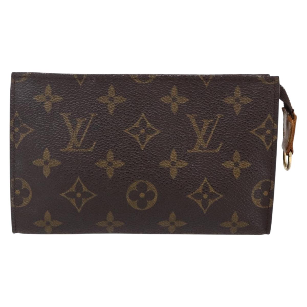 LOUIS VUITTON Monogram Bucket PM Accessory Pouch LV Auth 147070