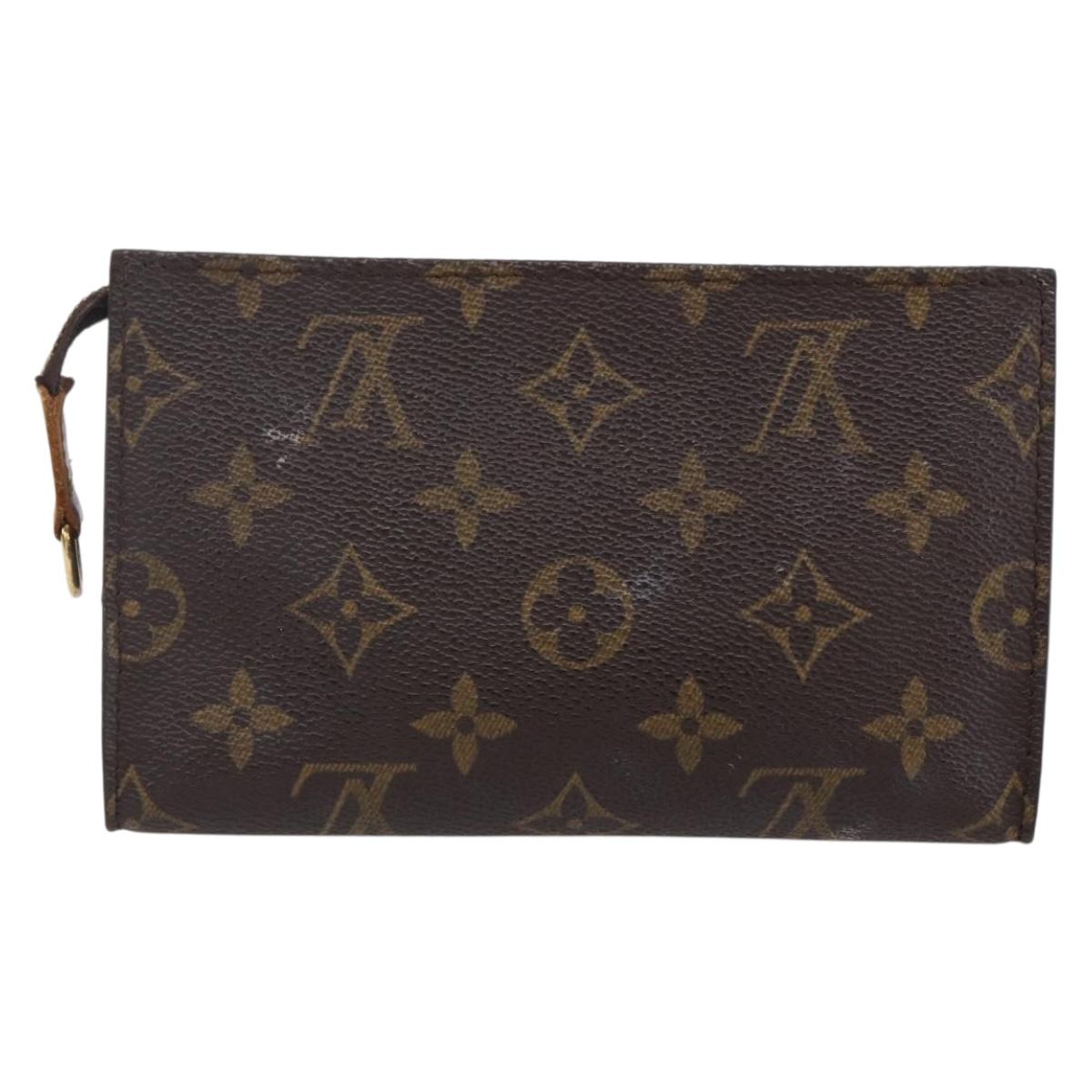 LOUIS VUITTON Monogram Bucket PM Accessory Pouch LV Auth 147070