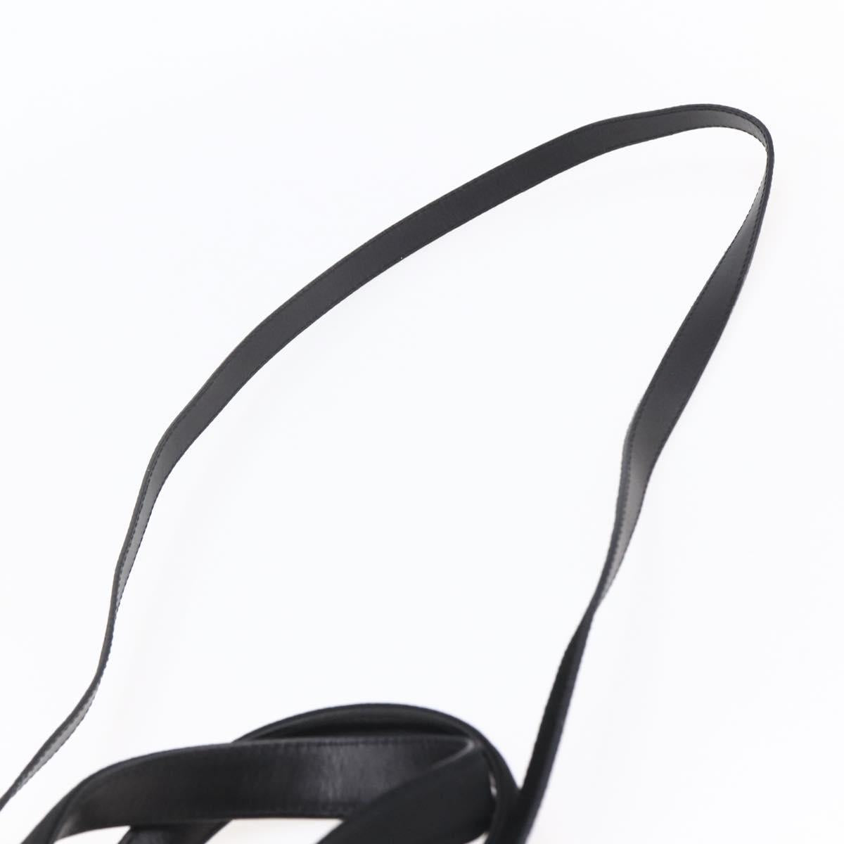 Salvatore Ferragamo Vala Hand Bag Suede 2way Black Gold Auth 147079