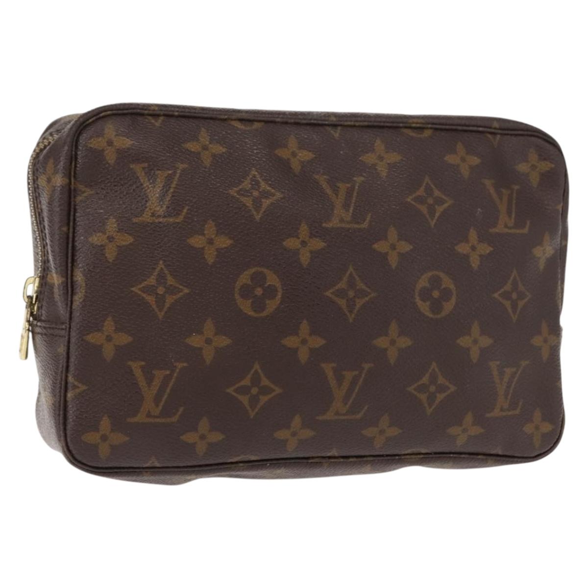 LOUIS VUITTON Monogram Trousse Toilette 23 Clutch Bag M47524 LV Auth 147094