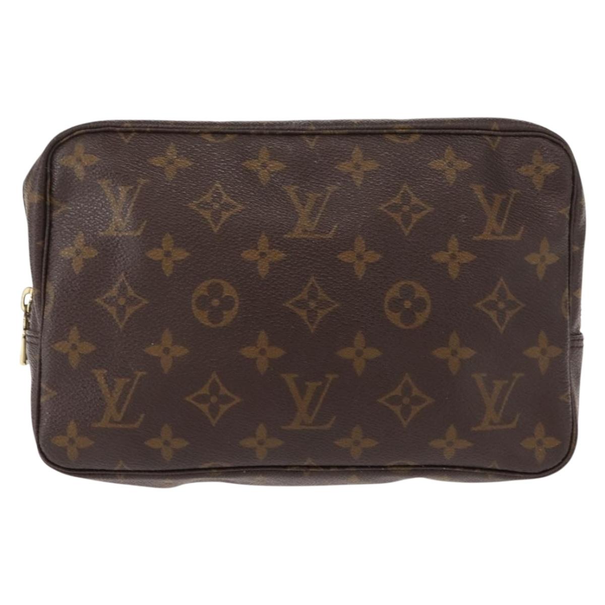 LOUIS VUITTON Monogram Trousse Toilette 23 Clutch Bag M47524 LV Auth 147094