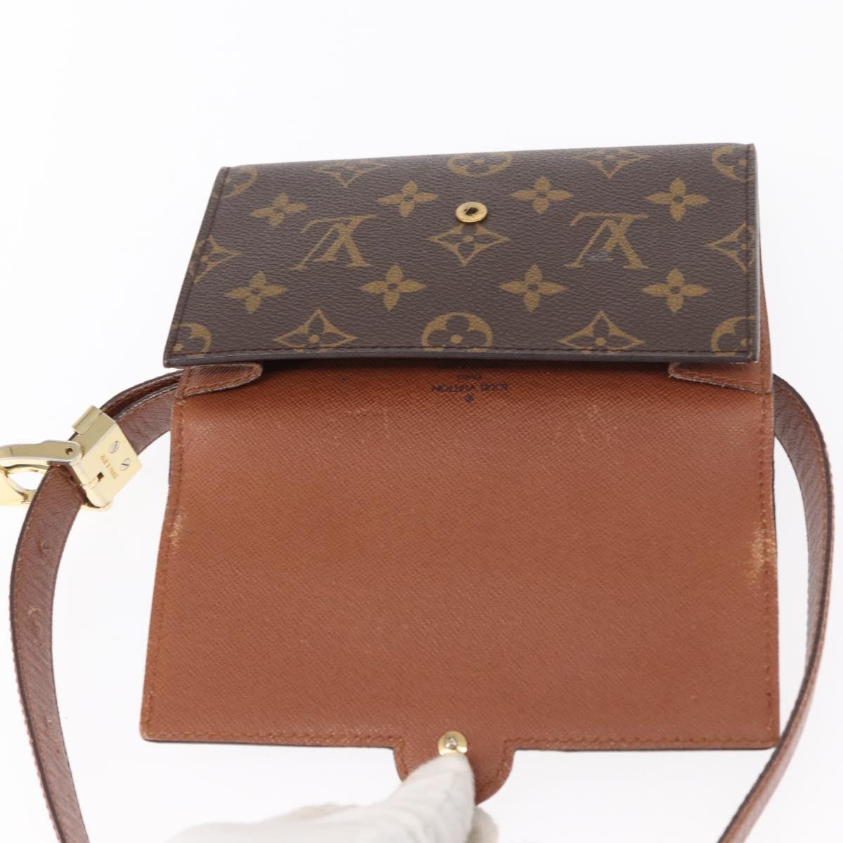 LOUIS VUITTON Monogram Pochette Arush Waist Bag M51975 LV Auth 147095