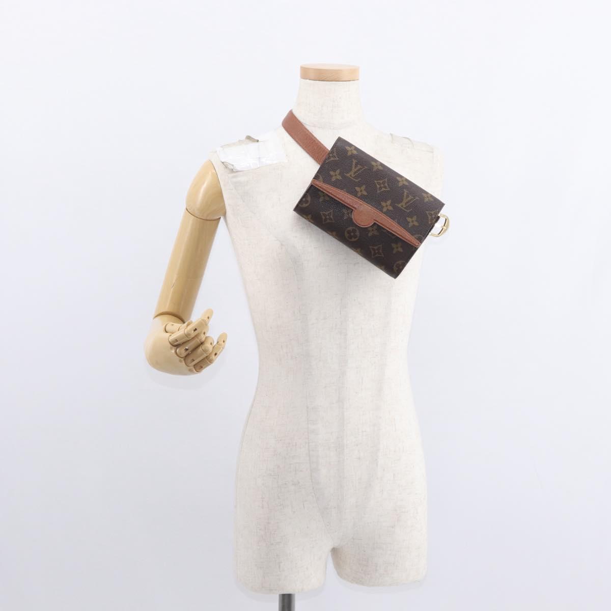 LOUIS VUITTON Monogram Pochette Arush Waist Bag M51975 LV Auth 147095