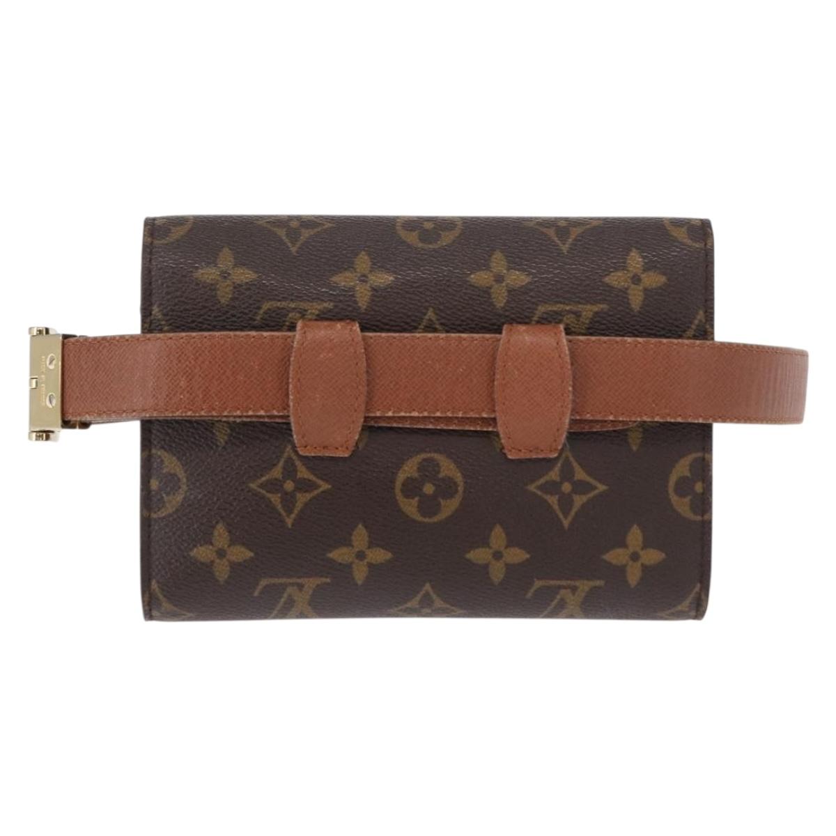 LOUIS VUITTON Monogram Pochette Arush Waist Bag M51975 LV Auth 147095