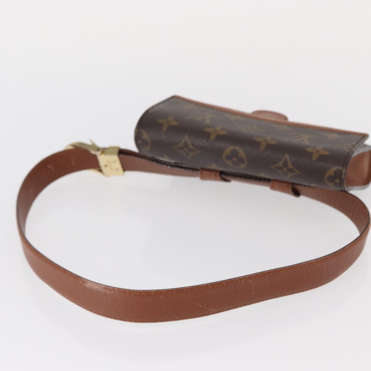 LOUIS VUITTON Monogram Pochette Arush Waist Bag M51975 LV Auth 147095