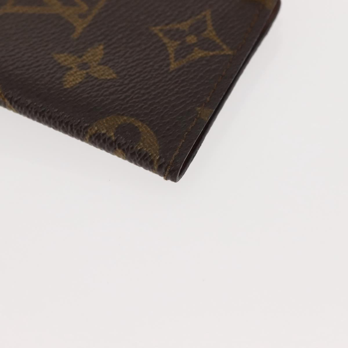 LOUIS VUITTON Monogram Porto Cartes Crdit Pression Card Case M60937 Auth 147099