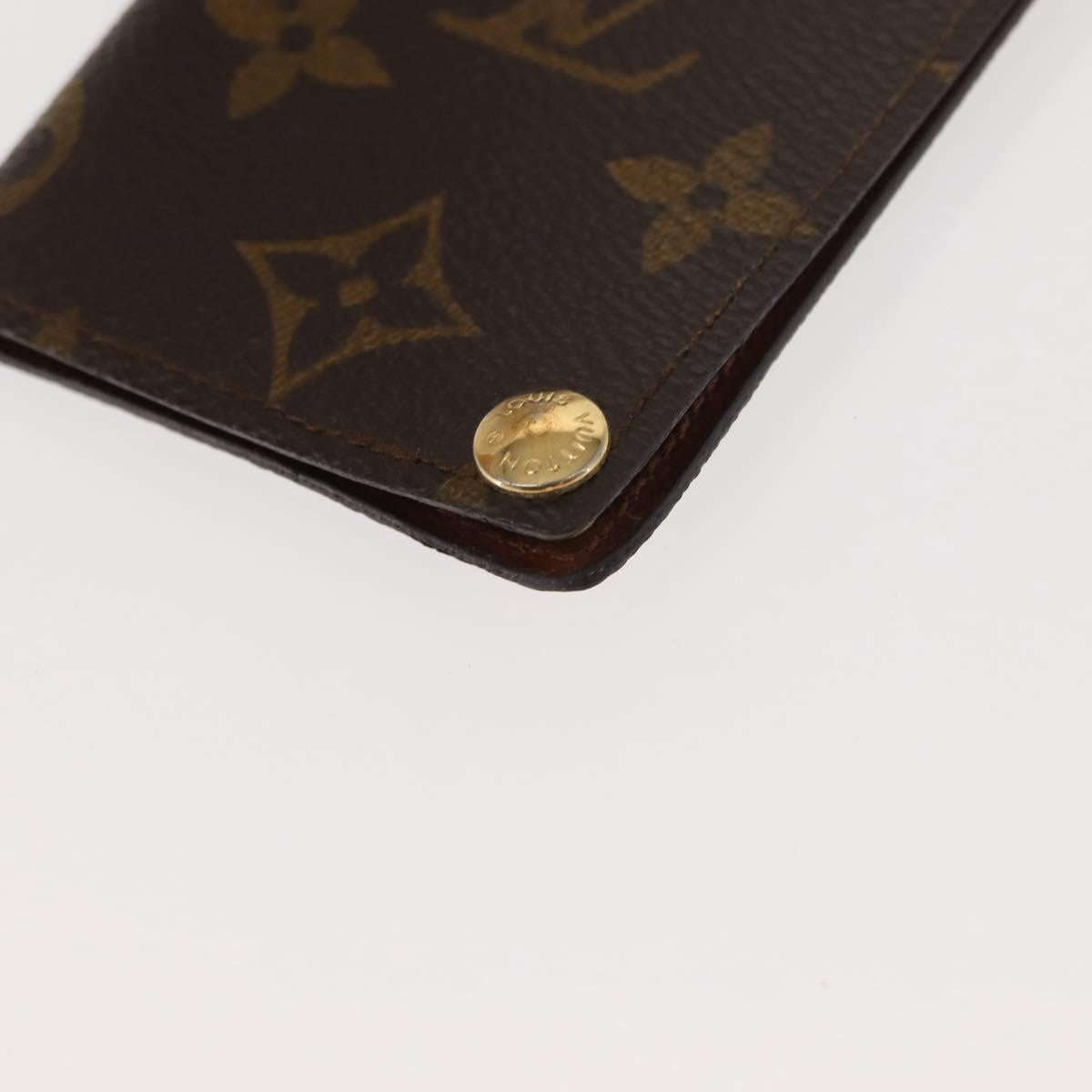 LOUIS VUITTON Monogram Porto Cartes Crdit Pression Card Case M60937 Auth 147099
