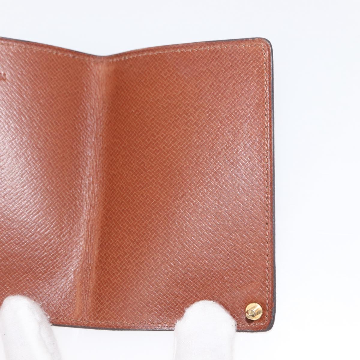 LOUIS VUITTON Monogram Porto Cartes Crdit Pression Card Case M60937 Auth 147099