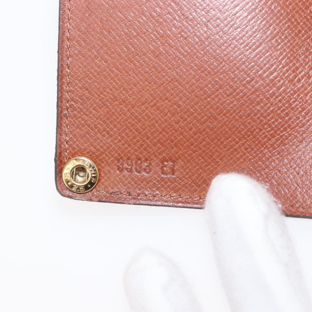 LOUIS VUITTON Monogram Porto Cartes Crdit Pression Card Case M60937 Auth 147099