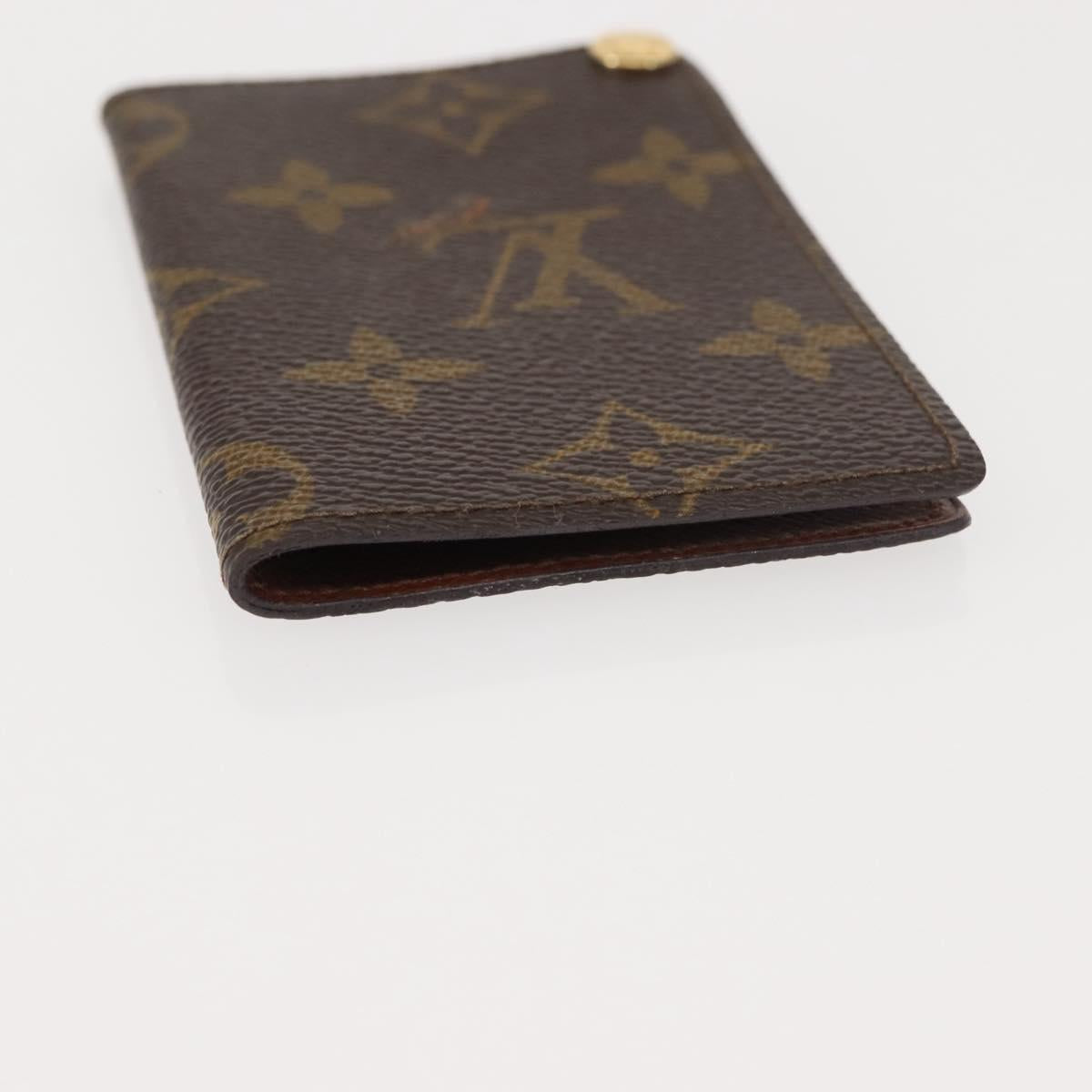 LOUIS VUITTON Monogram Porto Cartes Crdit Pression Card Case M60937 Auth 147099