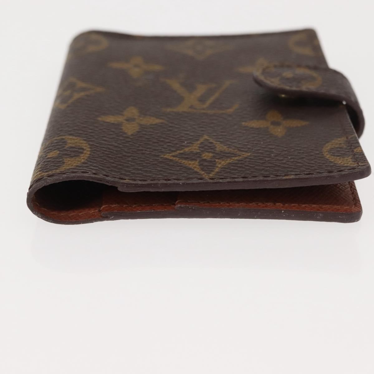 LOUIS VUITTON Monogram Agenda Mini Day Planner Cover R20007 LV Auth 147101