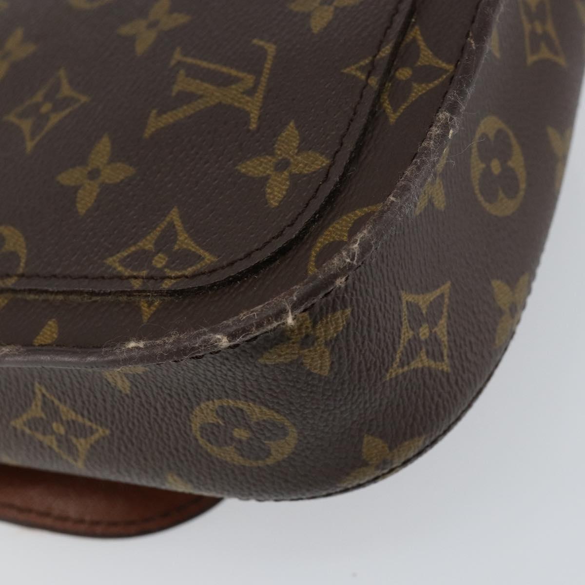 LOUIS VUITTON Monogram Saint Cloud MM Shoulder Bag M51243 LV Auth 147121