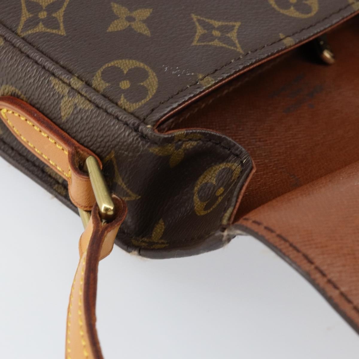 LOUIS VUITTON Monogram Saint Cloud MM Shoulder Bag M51243 LV Auth 147121