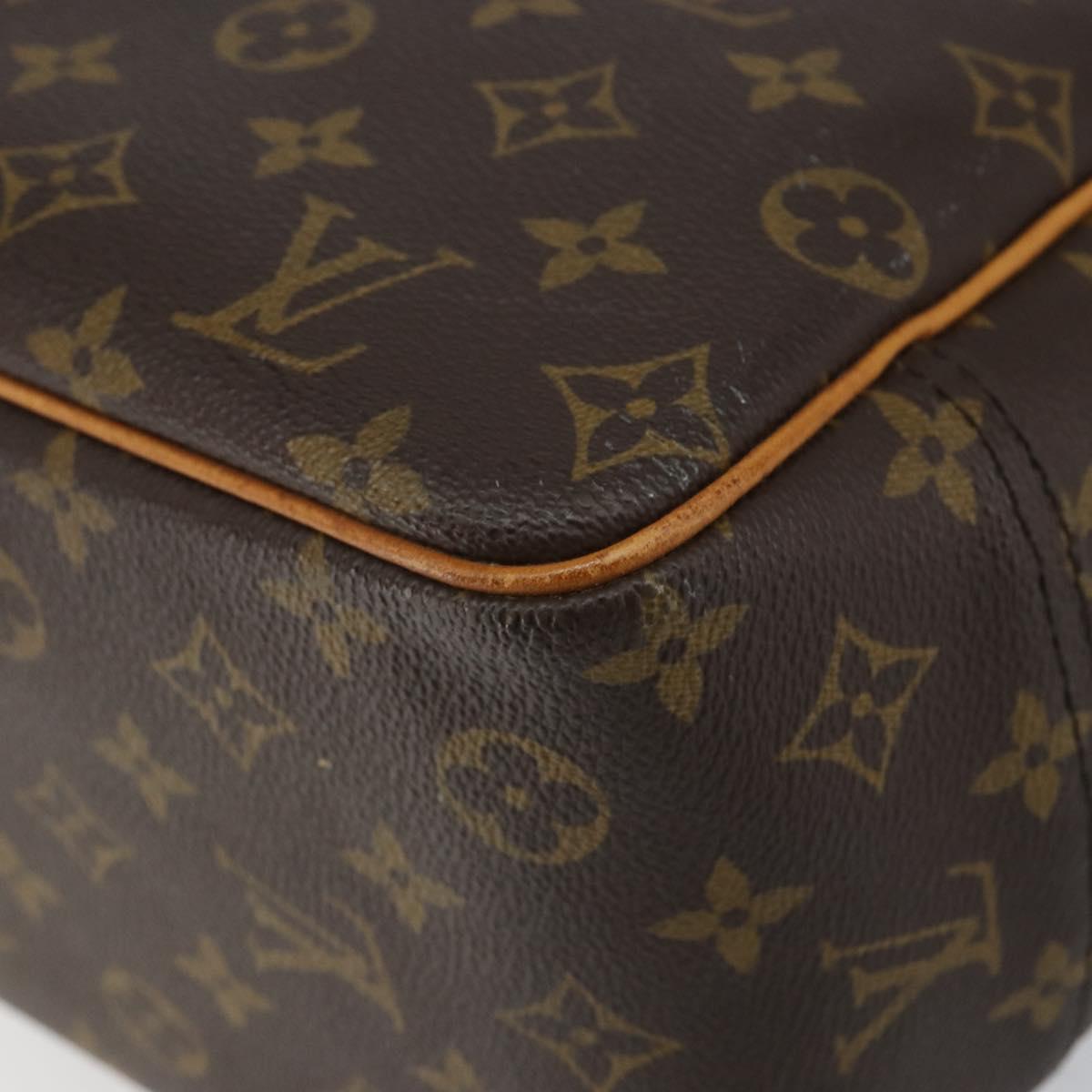 LOUIS VUITTON Monogram Deauville Hand Bag M47270 LV Auth 147122