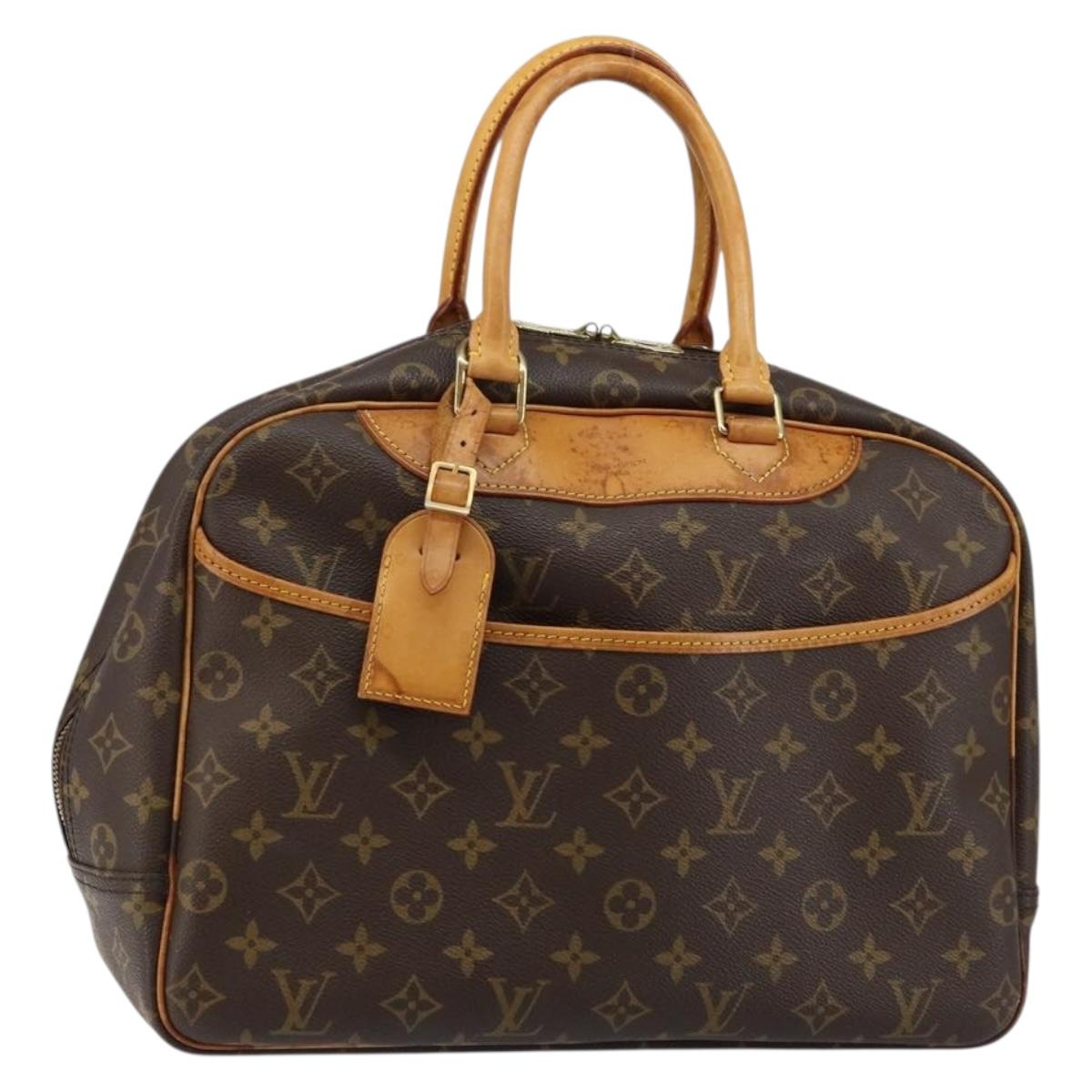 LOUIS VUITTON Monogram Deauville Hand Bag M47270 LV Auth 147122