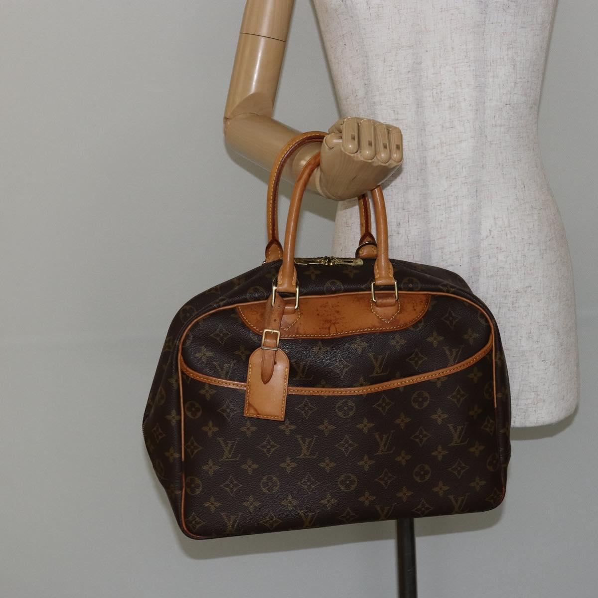 LOUIS VUITTON Monogram Deauville Hand Bag M47270 LV Auth 147122