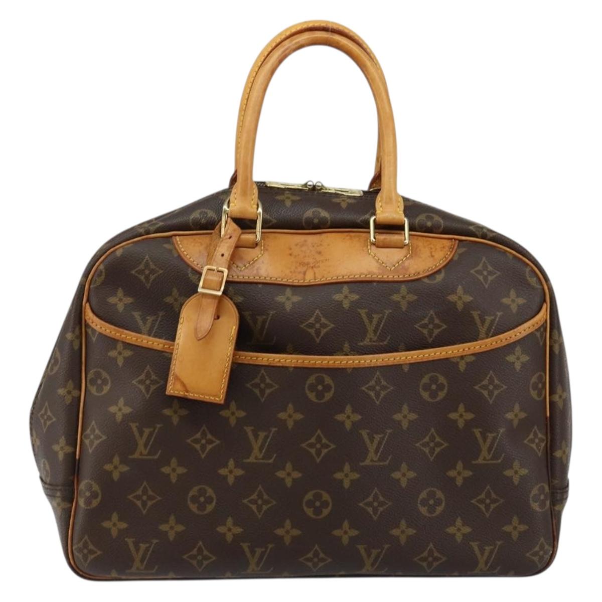 LOUIS VUITTON Monogram Deauville Hand Bag M47270 LV Auth 147122
