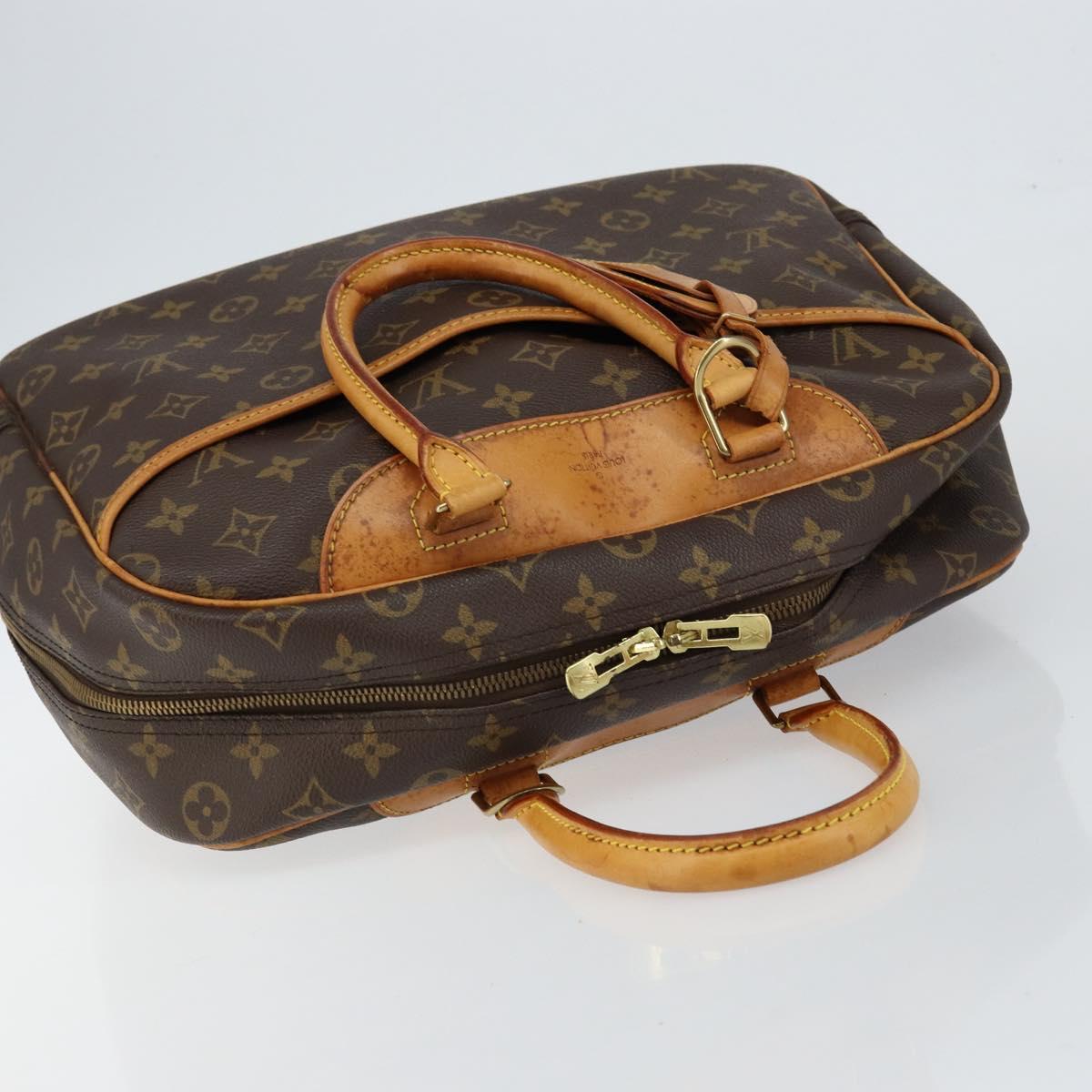 LOUIS VUITTON Monogram Deauville Hand Bag M47270 LV Auth 147122