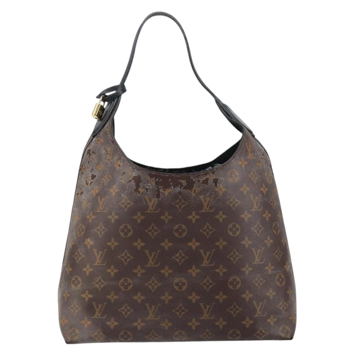 LOUIS VUITTON Monogram Flower Hobo Shoulder Bag M43545 LV Auth 147124