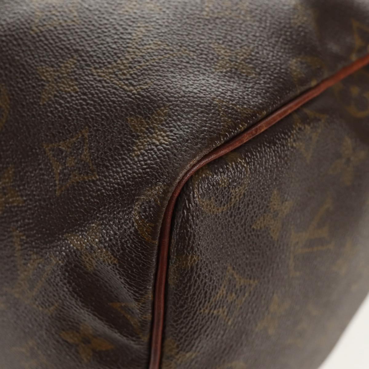 LOUIS VUITTON Monogram Speedy 30 Hand Bag M41526 LV Auth 147125