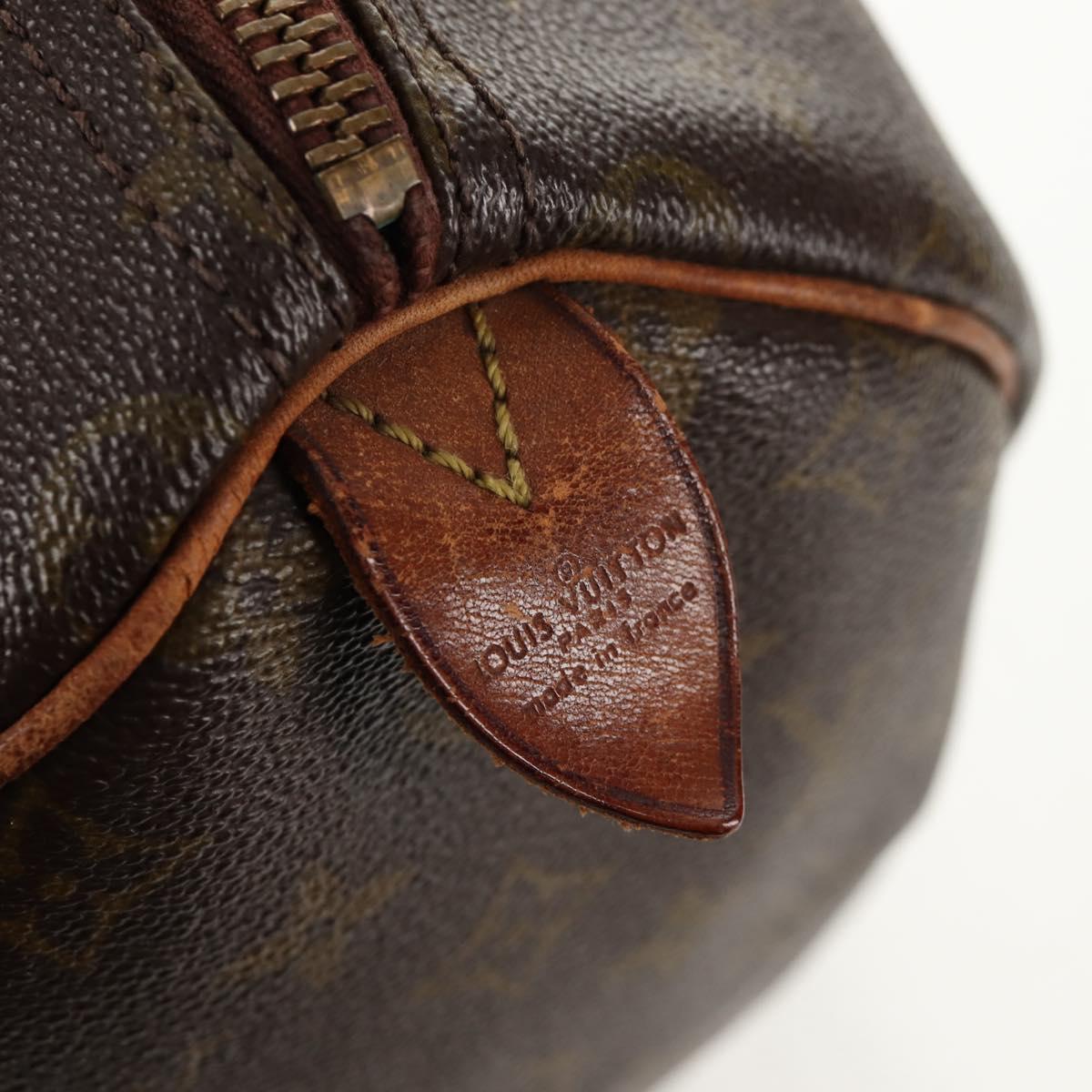 LOUIS VUITTON Monogram Speedy 30 Hand Bag M41526 LV Auth 147125