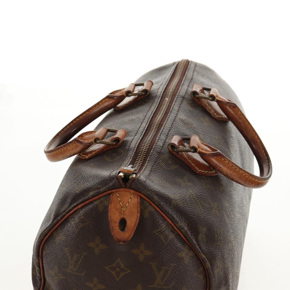 LOUIS VUITTON Monogram Speedy 30 Hand Bag M41526 LV Auth 147125
