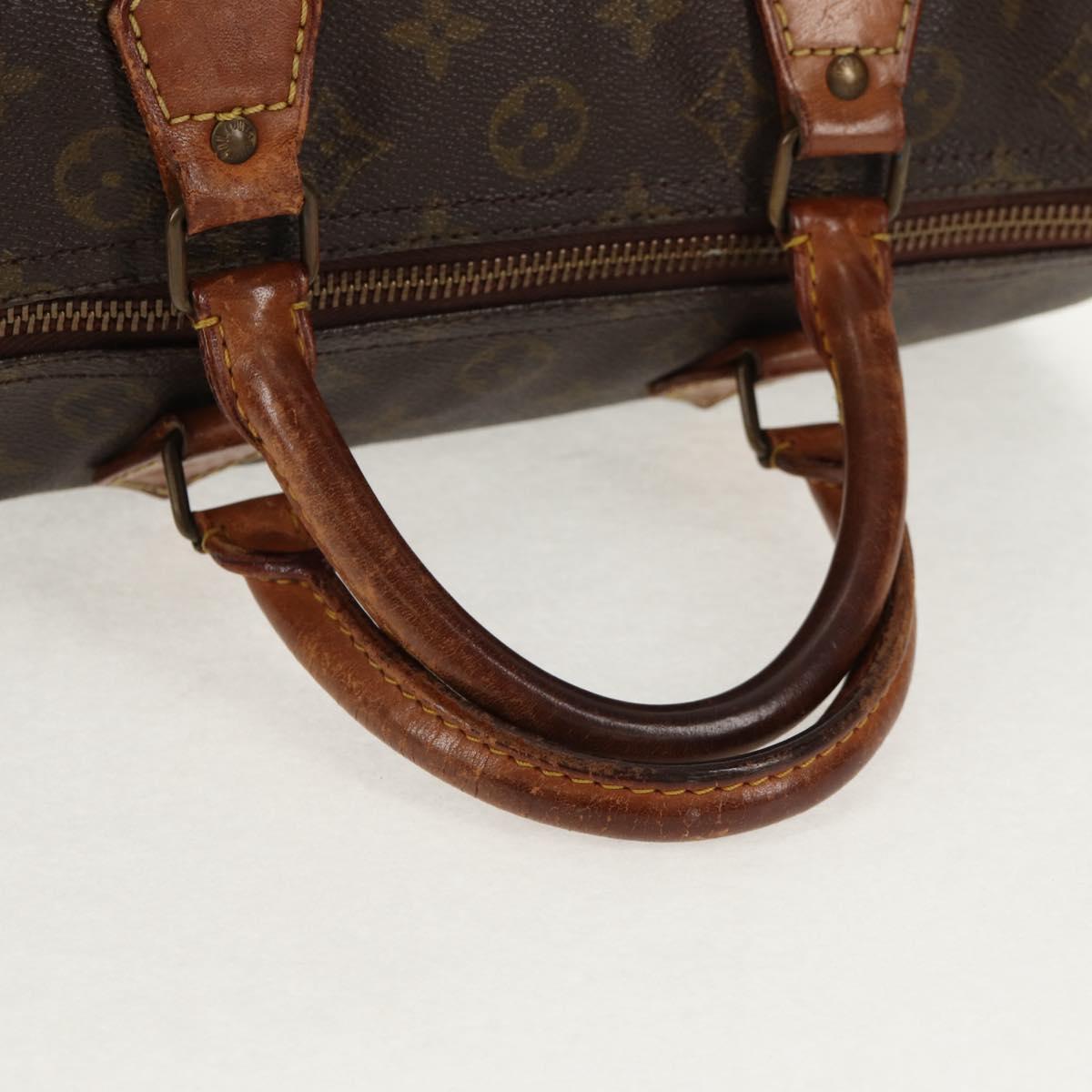 LOUIS VUITTON Monogram Speedy 30 Hand Bag M41526 LV Auth 147125