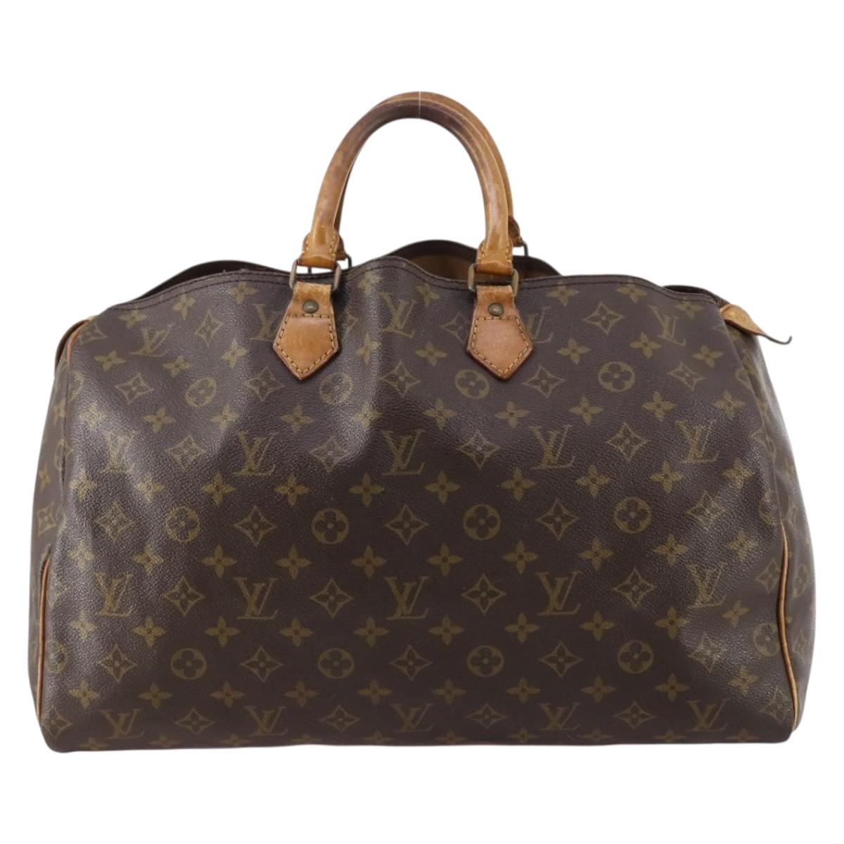 LOUIS VUITTON Monogram Speedy 40 Hand Bag M41522 LV Auth 147126