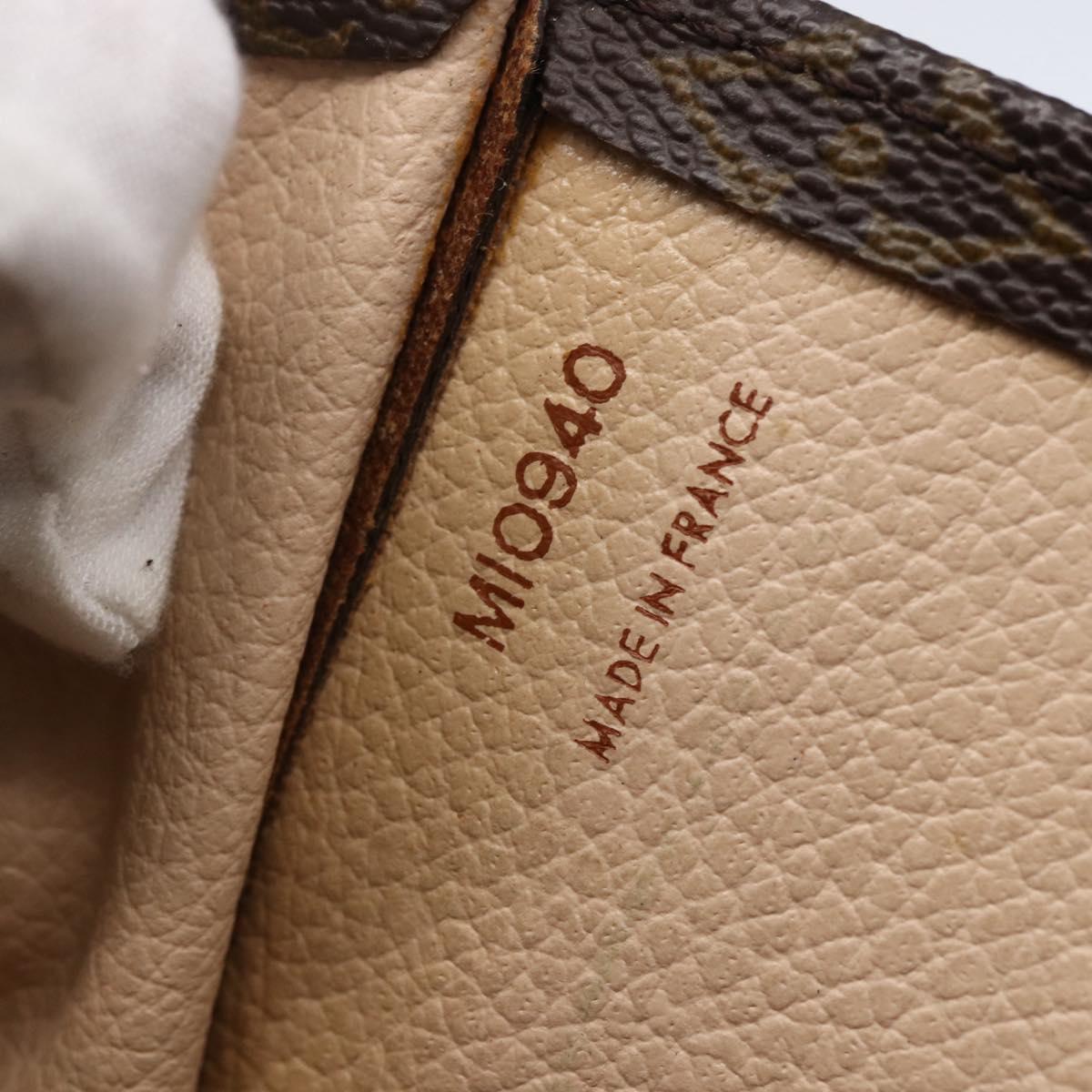 LOUIS VUITTON Monogram Sac Plat Hand Bag M51140 LV Auth 147130
