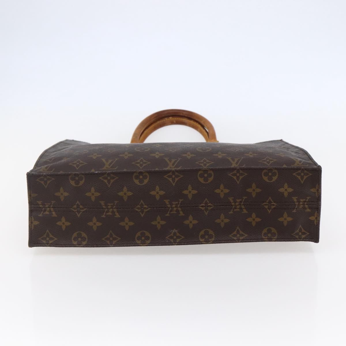 LOUIS VUITTON Monogram Sac Plat Hand Bag M51140 LV Auth 147131
