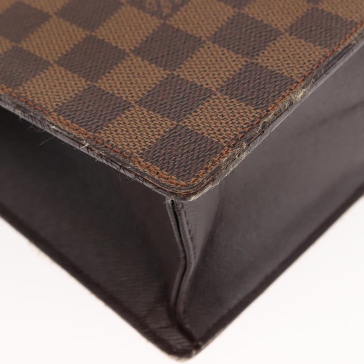 LOUIS VUITTON Damier Ebene Venice PM Hand Bag N51145 LV Auth 147132