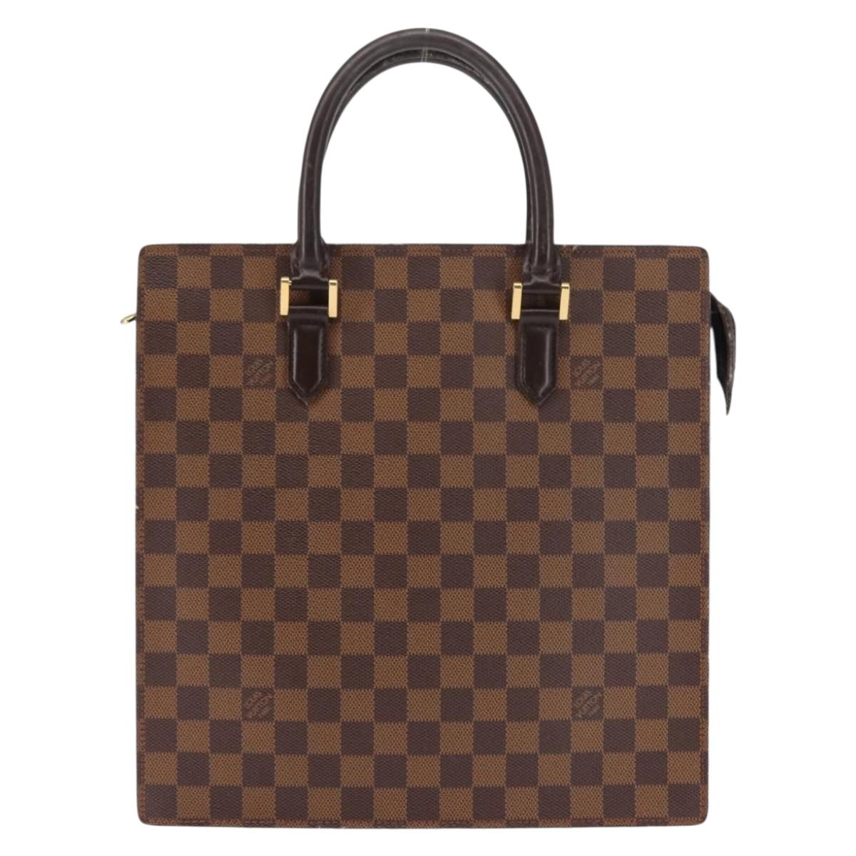 LOUIS VUITTON Damier Ebene Venice PM Hand Bag N51145 LV Auth 147132