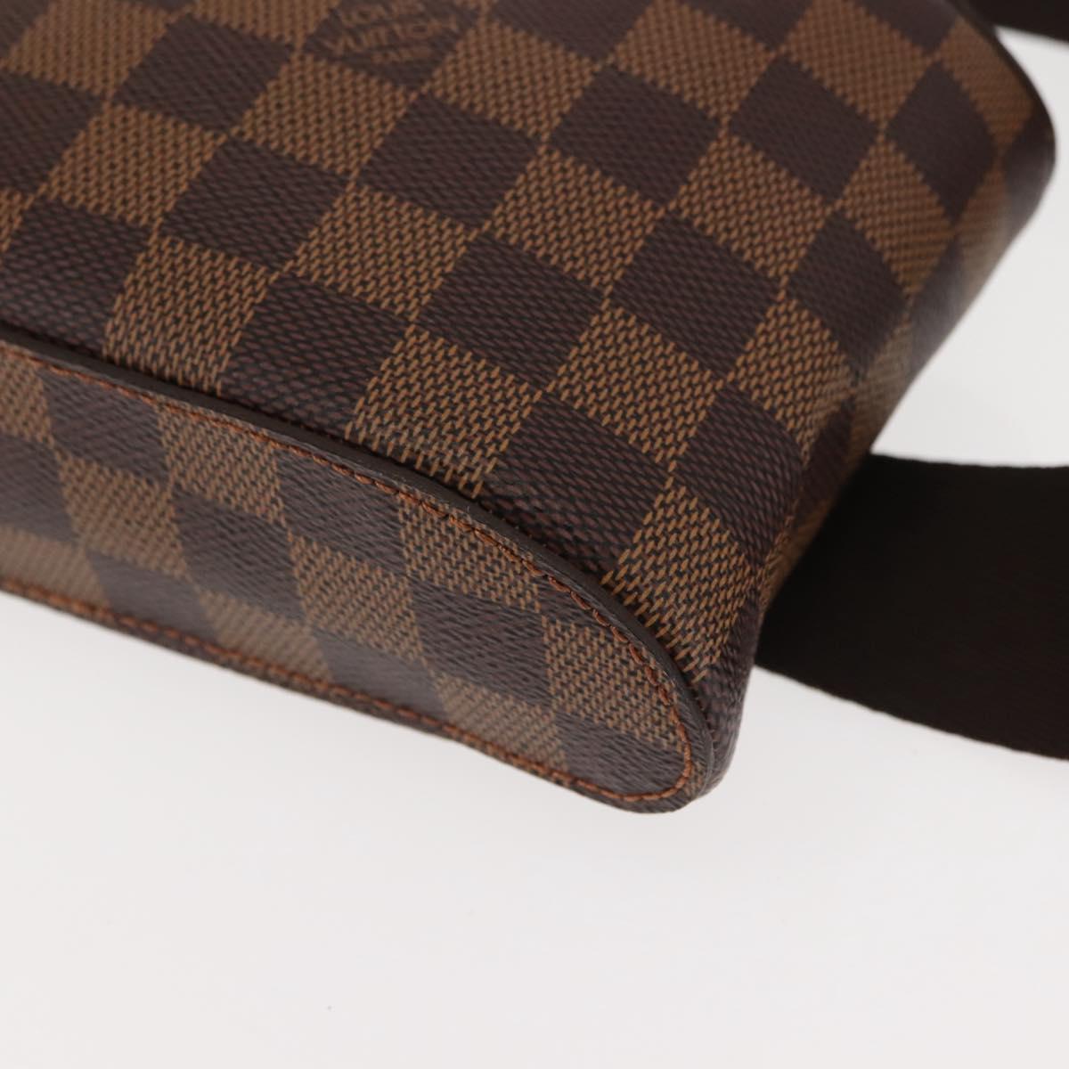 LOUIS VUITTON Damier Ebene Geronimos Shoulder Bag N51994 LV Auth 147134