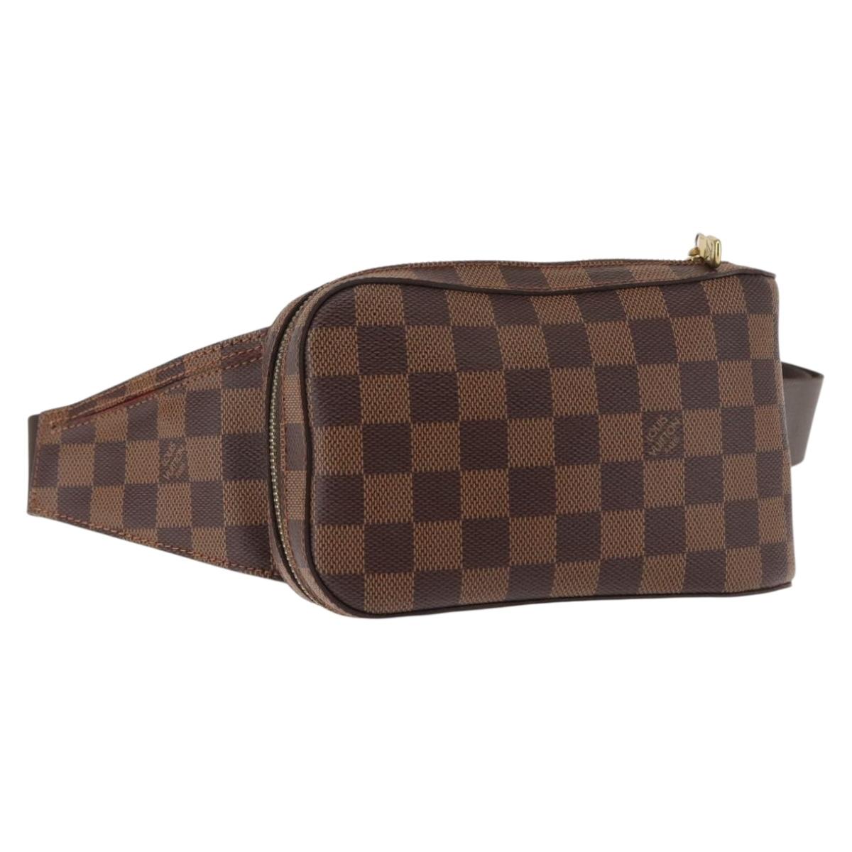 LOUIS VUITTON Damier Ebene Geronimos Shoulder Bag N51994 LV Auth 147134