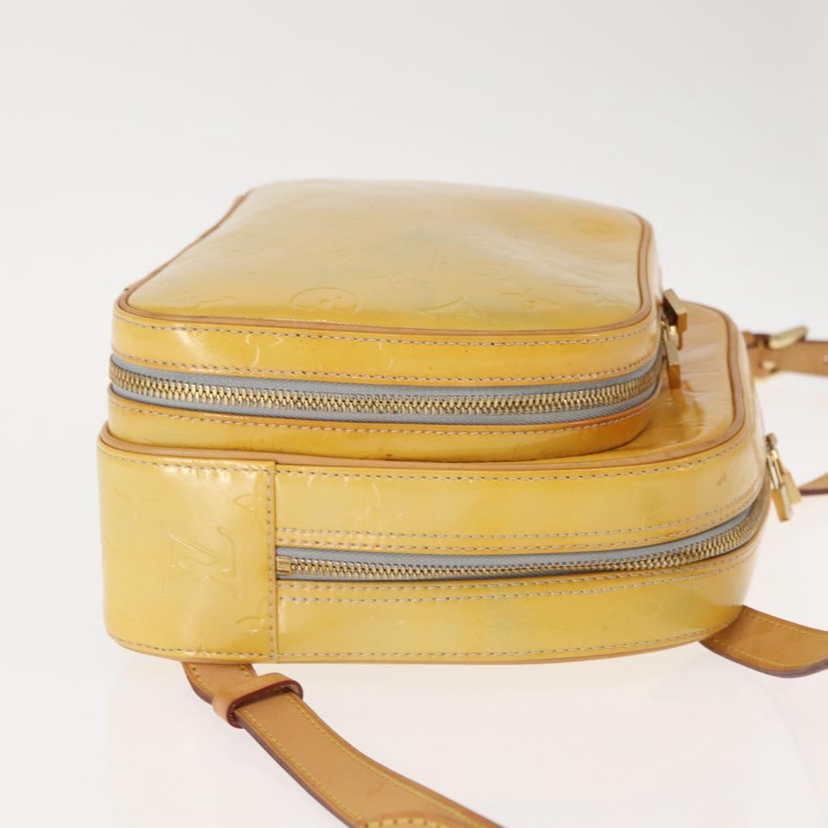 LOUIS VUITTON Monogram Vernis Marley Backpack Gris M91038 LV Auth 147135