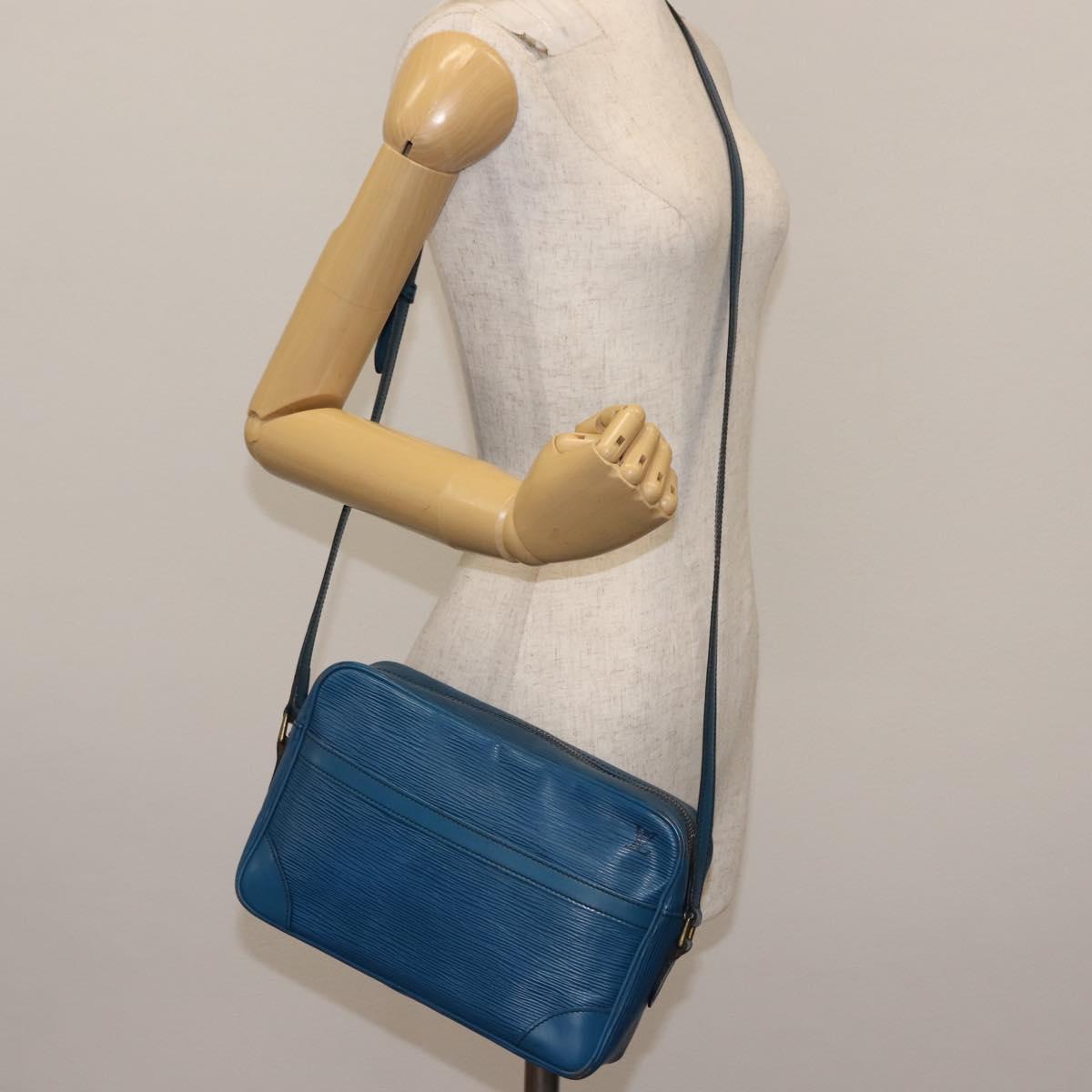 LOUIS VUITTON Epi Trocadero 27 Shoulder Bag Blue M52315 LV Auth 147137