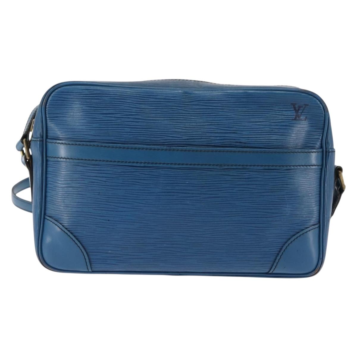 LOUIS VUITTON Epi Trocadero 27 Shoulder Bag Blue M52315 LV Auth 147137