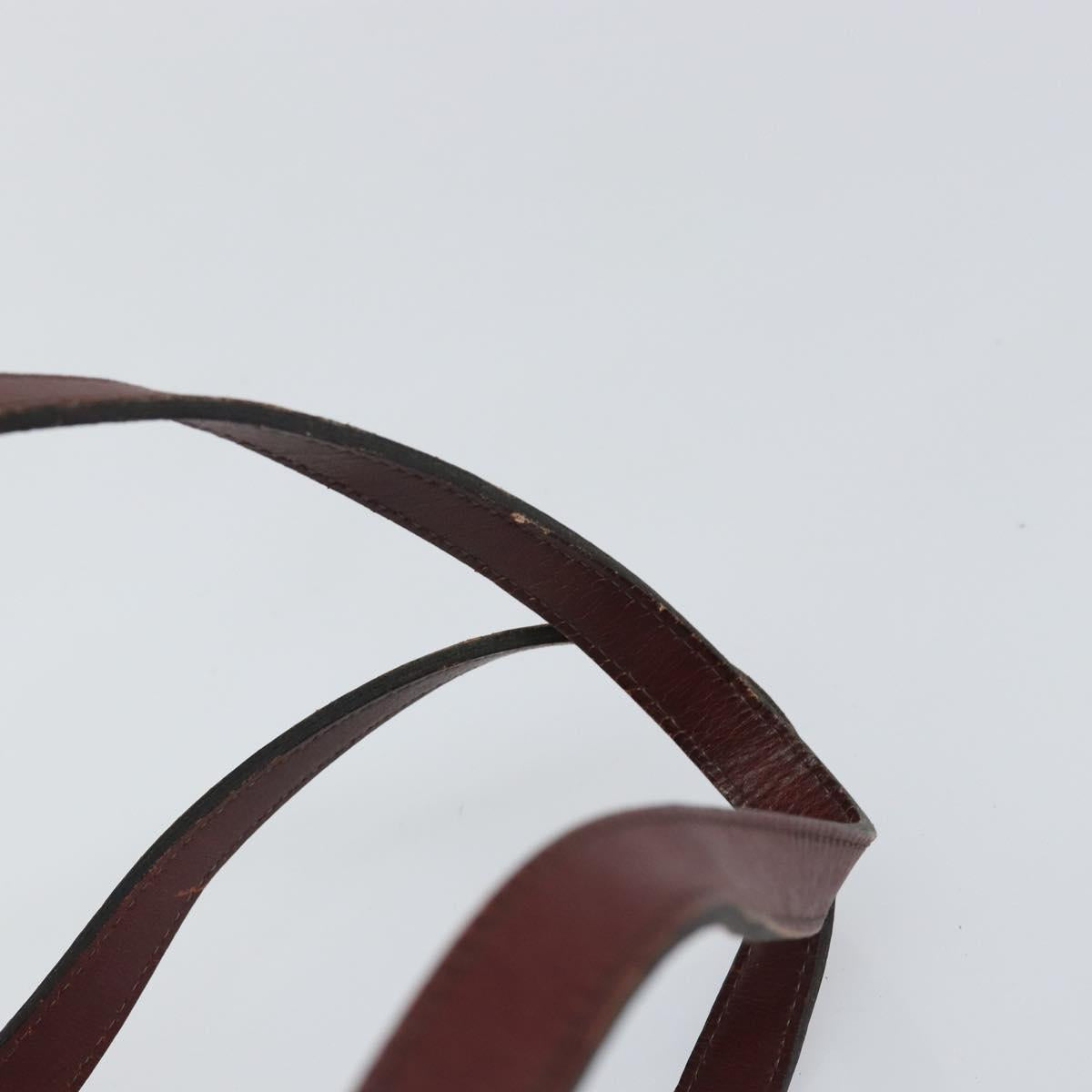 Christian Dior Trotter Canvas Hand Bag Red Auth 147157