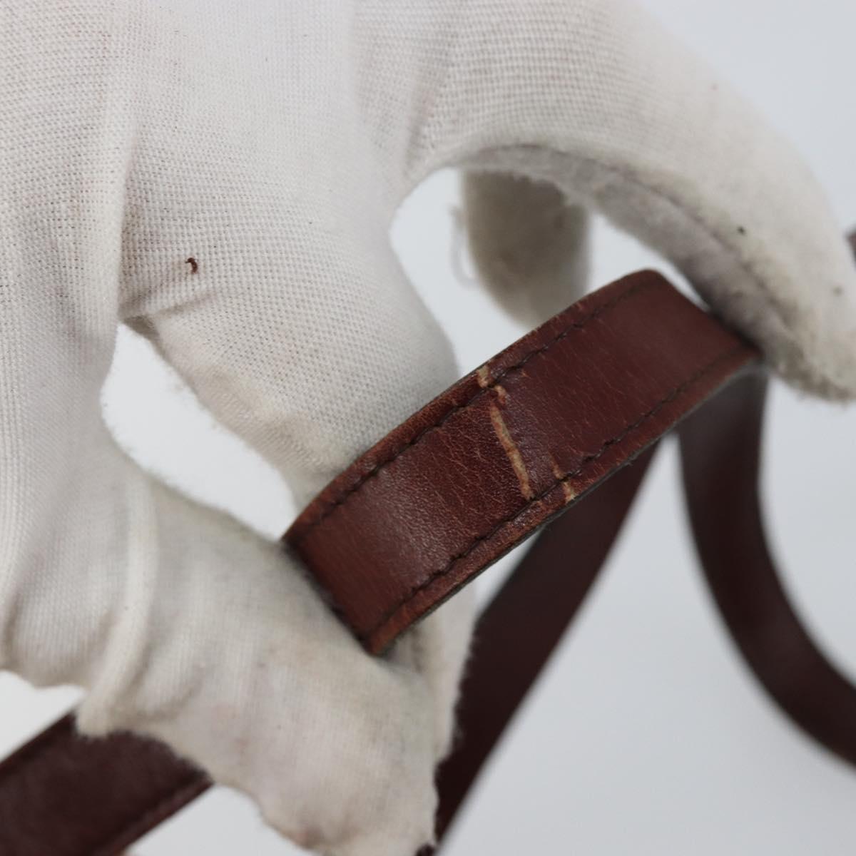 Christian Dior Trotter Canvas Hand Bag Red Auth 147157