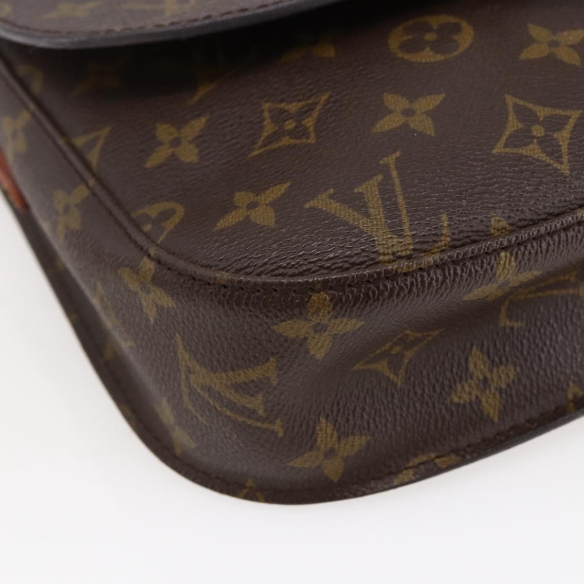 LOUIS VUITTON Monogram Saint Cloud GM Shoulder Bag M51242 LV Auth 147160